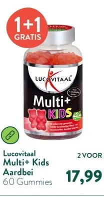 Aanbieding: Multi+ Kids Aardbei