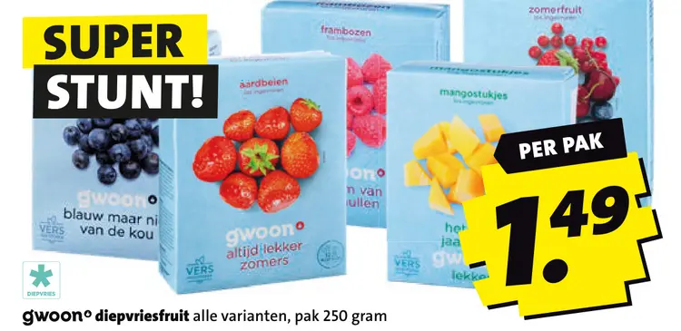 Aanbieding: Diepvriesfruit