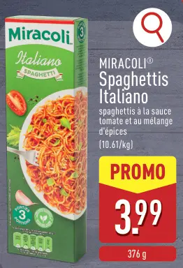 Offre: Spaghettis Italiano