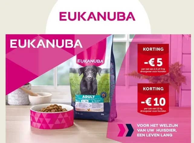 Promotie: Eukanuba Adult Dog Food