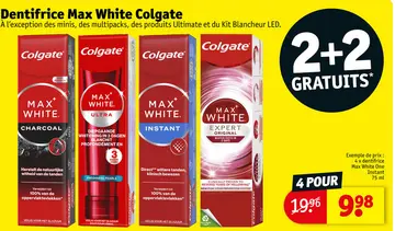 Offre: Dentifrice Max White Colgate