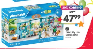Aanbieding: Playmobil My Life Dierenhotel