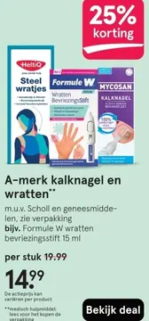 Aanbieding: A-merk kalknagel en wratten