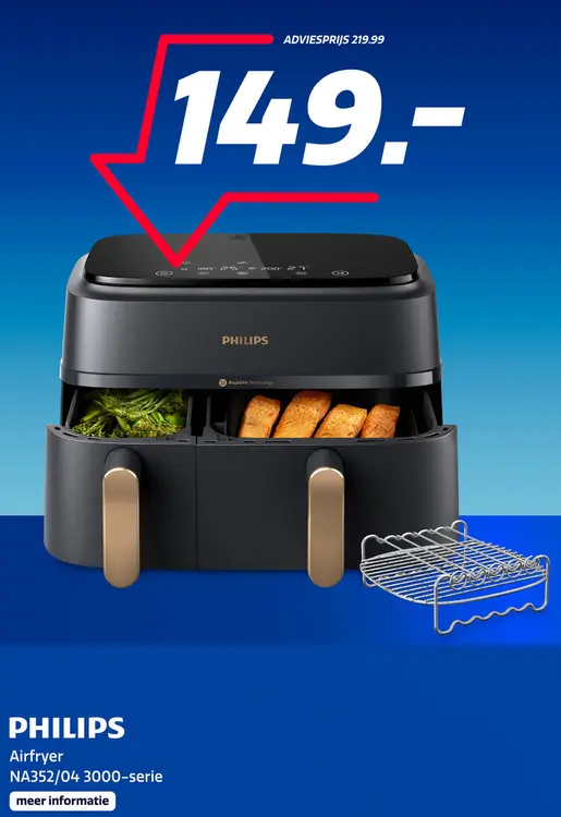 Aanbieding: NA352/04 3000-serie Airfryer