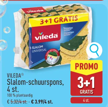 Promotie: Slalom-schuurspons