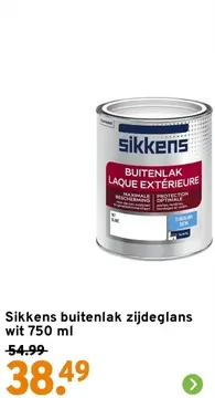 Aanbieding: Buitenlak zijdeglans wit