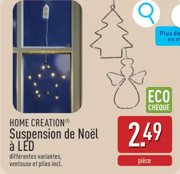 Offre: Suspension de Noël à LED