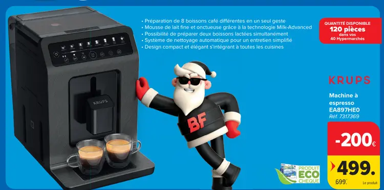Offre: Machine à espresso EA897HEO
