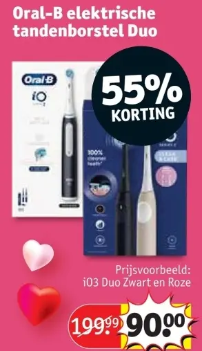 Promotie: elektrische tandenborstel Duo