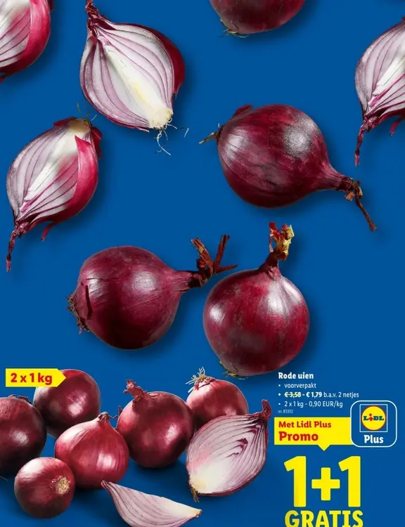 Promotie: Rode uien