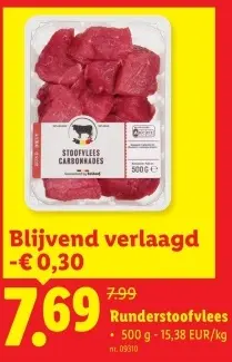 Promotie: Runderstoofvlees