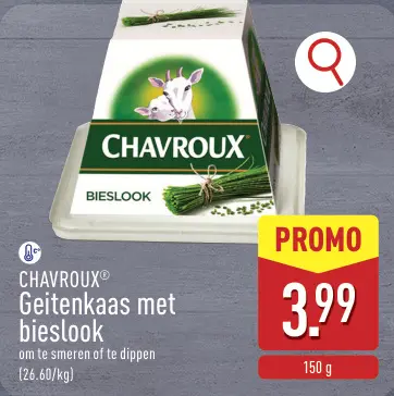Promotie: Geitenkaas met bieslook
