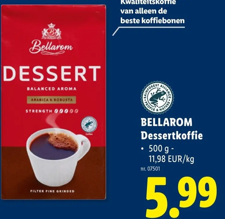 Promotie: Dessertkoffie