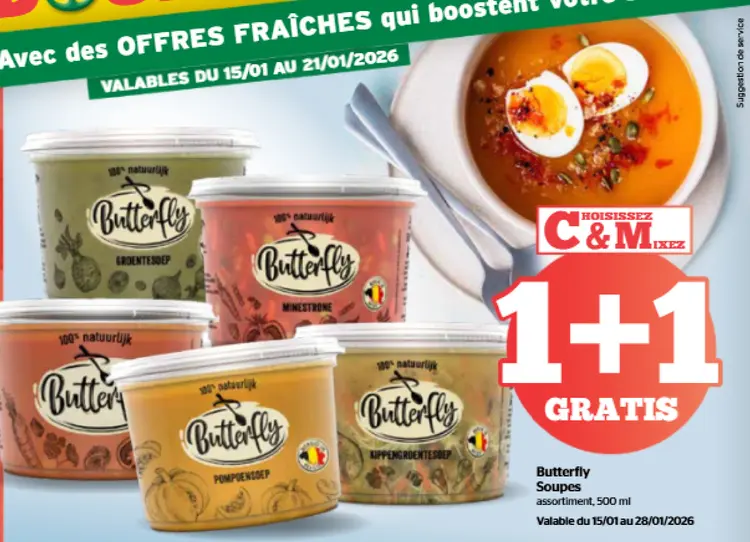 Offre: Butterfly Soupes