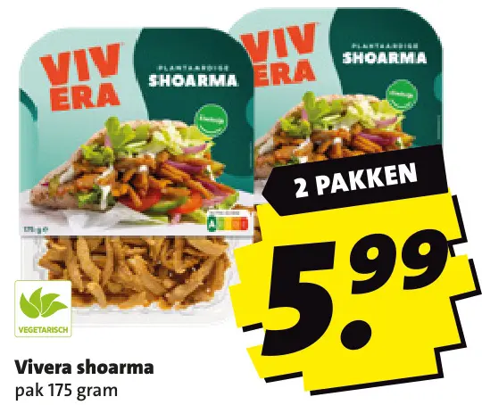 Aanbieding: Vivera shoarma