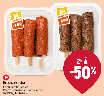 Offre: Brochette kefta