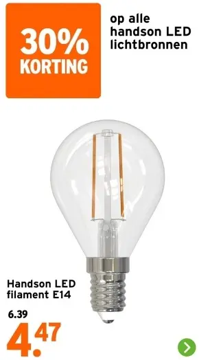 Aanbieding: Alle Handson LED lichtbronnen