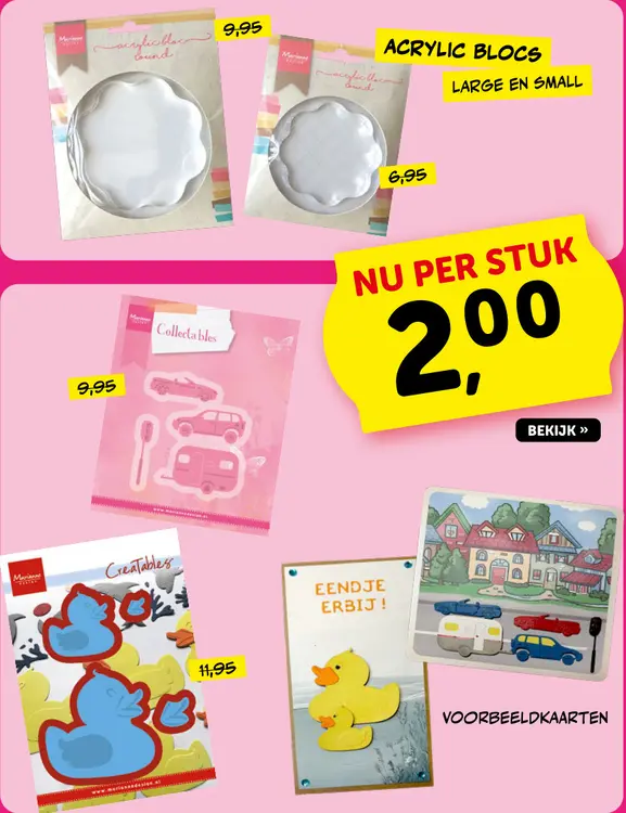 Promotie: Acrylic Blocs