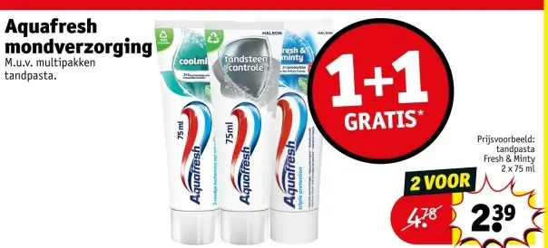 Aanbieding: Aquafresh mondverzorging