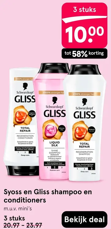 Aanbieding: Shampoo en conditioners
