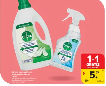 Aanbieding: Gamma wasmiddelen en onderhoudsproducten