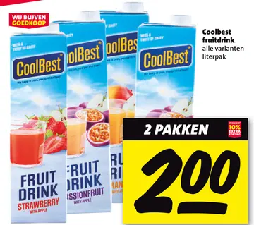 Aanbieding: CoolBest fruitdrink