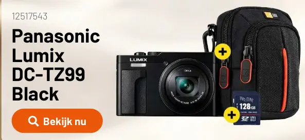 Aanbieding: Panasonic Lumix DC-TZ99 Black