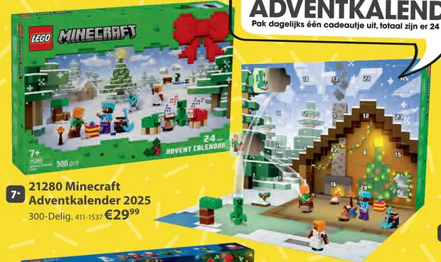 Aanbieding: LEGO 21280 Minecraft Adventkalender 2025