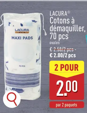 Offre: Cotons à démaquiller