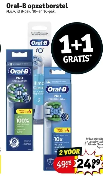 Promotie: Oral-B Opzetborstels