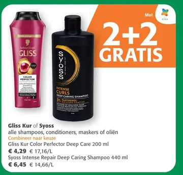 Aanbieding: Gliss Kur Color Perfector Deep Care