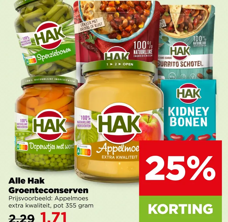 Aanbieding: Alle Hak Groenteconserven