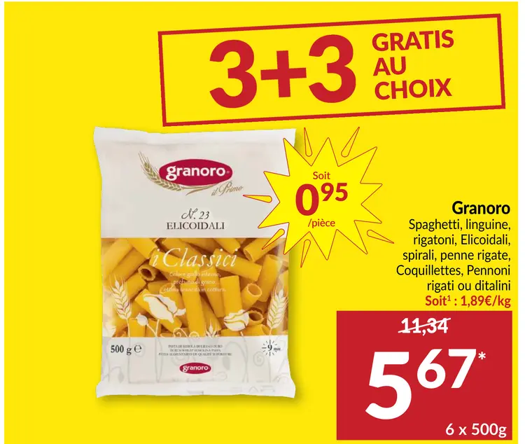 Offre: Granoro 