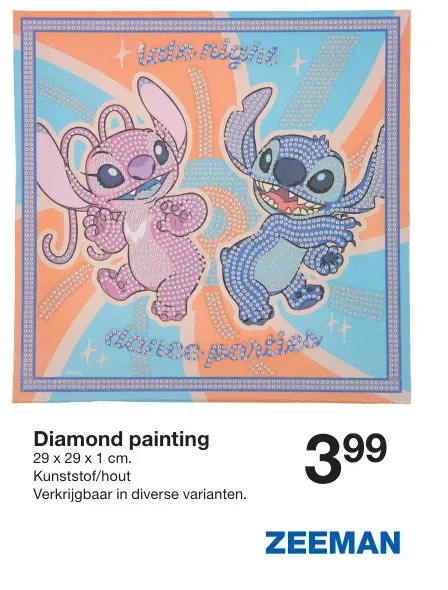 Promotie: diamond painting