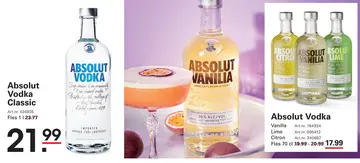 Aanbieding: Absolut Vodka Classic
