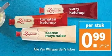 Aanbieding: Zaanse Ketchup and Mayonnaise Tubes