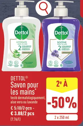 Offre: Savon pour les mains