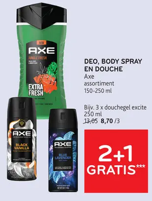 Aanbieding: Deo, Body Spray en Douche
