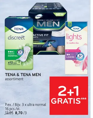 Offre: TENA & TENA MEN assortiment