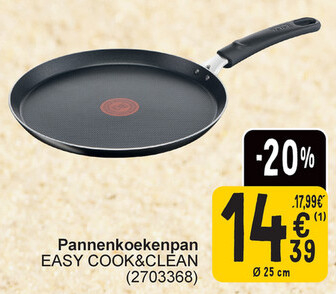 Aanbieding: Pannenkoekenpan EASY COOK&CLEAN