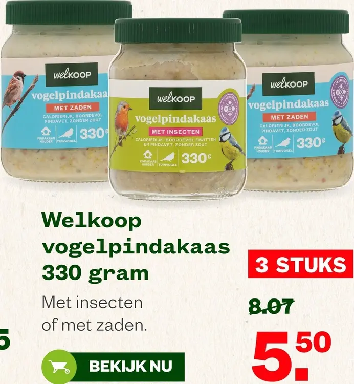 Aanbieding: Vogelpindakaas