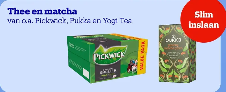 Aanbieding: Thee en matcha