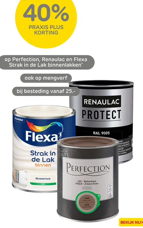 Aanbieding: Perfection, Renaulac en Flexa Strak in de Lak