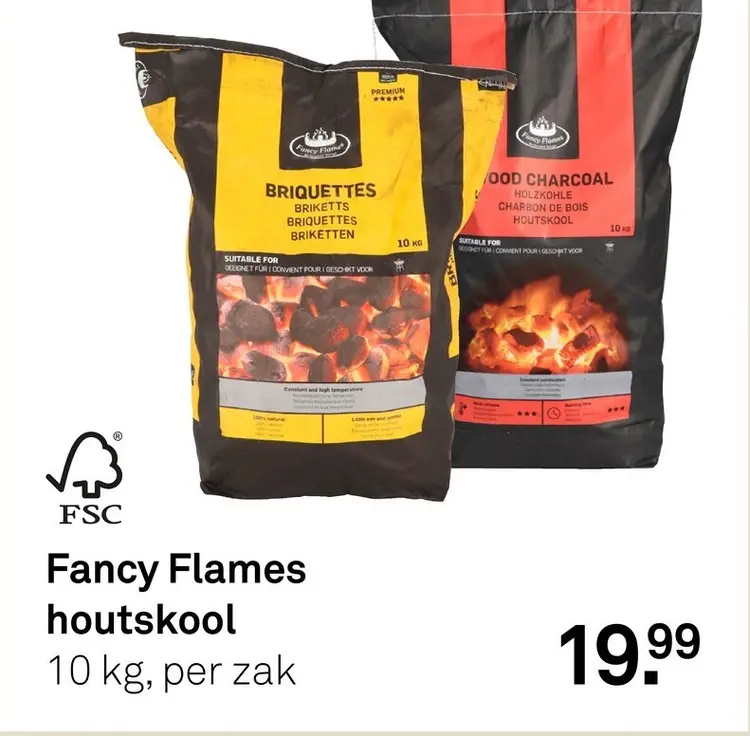 Aanbieding: Fancy Flames houtskool