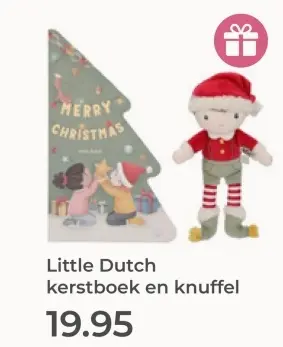 Aanbieding: kerstboek en knuffel