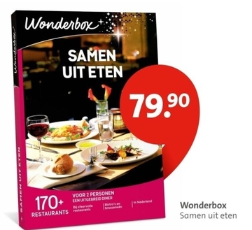 Aanbieding: Wonderbox Samen uit eten