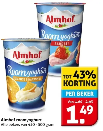 Aanbieding: Roomyoghurt