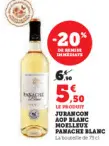 Offre: Jurancon aop blanc moelleux panache blanc