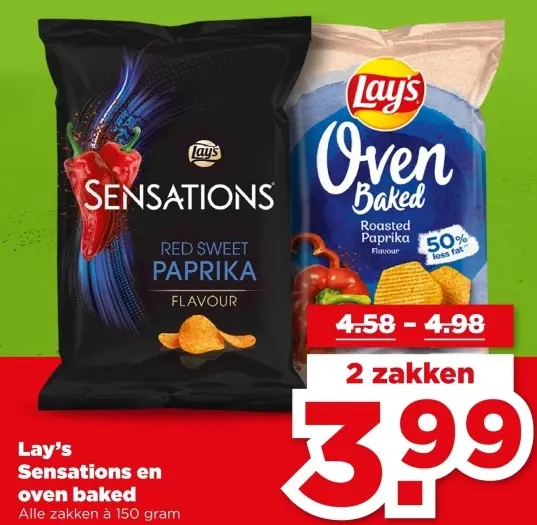 Aanbieding: Sensations en oven baked