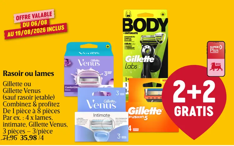 Offre: Rasoir ou lames